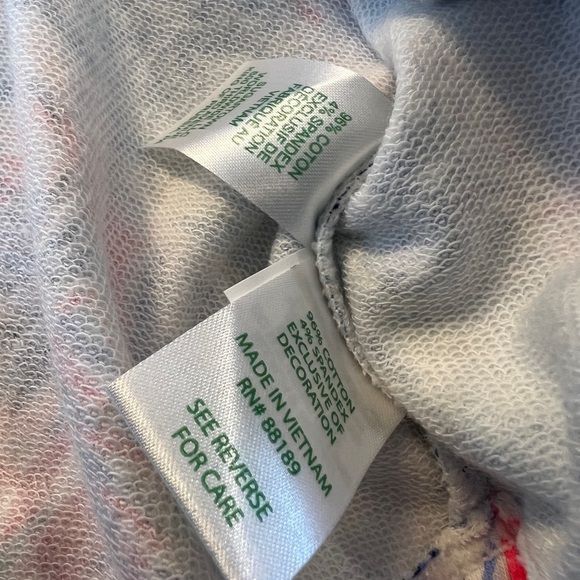 LILLY PULITZER Janie Embroidered Popover Top SEA TO SHINING SEA Size Small - Picture 8 of 9